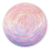 ピンクと臭い セラミックノブ (正面)