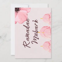 ピンクと花ラマダーン樹皮