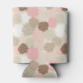 ピンクと茶色のムーム模様 缶クーラー (裏面)