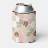 ピンクと茶色のムーム模様 缶クーラー (缶裏面)