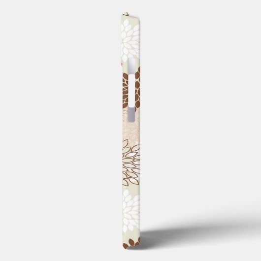 ピンクと茶色のムーム模様 Case-Mate iPhoneケース (裏面 / 左)