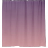 ピンクと薄紫のグラデーシグラデーションョン シャワーカーテン (正面)