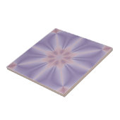 ピンクと薄紫の3D花 タイル (側面)