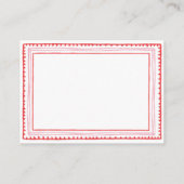 ピンクと赤いハートカスタム編集可能 エンクロージャーカード (裏面)