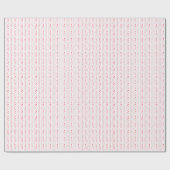 ピンクと赤いハートバレンタインデーの贈り物 ラッピングペーパー (フラット)