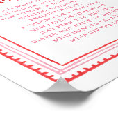 ピンクと赤いハート深夜おむつゲーム ポスター (角)