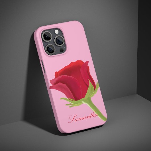 ピンクと赤いローズiPhoneケース Case-Mate iPhoneケース