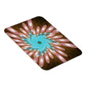 ピンクと赤ちゃんの青が渦巻き制御不能 マグネット (右側)