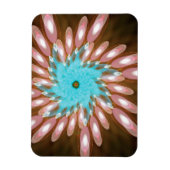 ピンクと赤ちゃんの青が渦巻き制御不能 マグネット (縦)