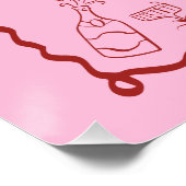 ピンクと赤のさくらんぼバチェロレッテ週末 ポスター (コーナー)