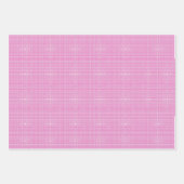 ピンクと赤のふるい足包装紙。 ラッピングペーパーシート (正面2)