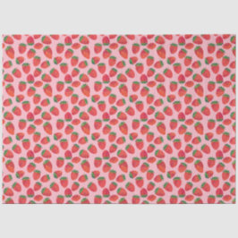 ピンクと赤のイチゴ 薄葉紙