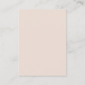 ピンクと赤のストライプブライダルシャワーレジストリ エンクロージャーカード (裏面)