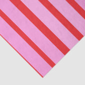 ピンクと赤のストライプ 薄葉紙 (詳細)