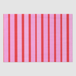 ピンクと赤のストライプ 薄葉紙