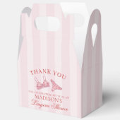 ピンクと赤のハートの下着シャワーパーティー ガブル フェイバーボックス (見開き)