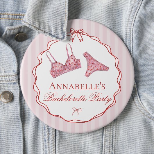 ピンクと赤のハートの下着シャワー バチェロレッテ ピン (インサイチュ)