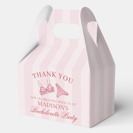 ピンクと赤のハートの下着 バチェロレッテパーティー ガブル フェイバーボックス (裏面)