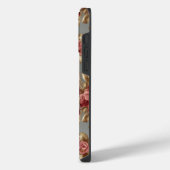 ピンクと赤のバラのiPhone / iPadケース iPhoneケース (左側面)