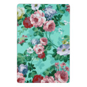 ピンクと赤のバラ模様 ミニクリップボード (裏面)