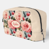 ピンクと赤のバラ花柄 ドップキット (右コーナー)