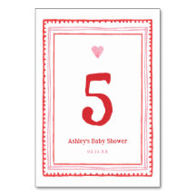 ピンクと赤のバレンタインのハートパーティー