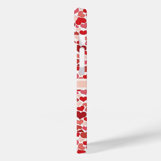 ピンクと赤のバレンタインデーハートiPhoneケース Case-Mate iPhoneケース (裏面 / 左)