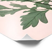 ピンクと赤のポピー絵を描ズ フォトプリント            (角)