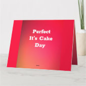 ピンクと赤のレインボースタイリング カード (裏面)