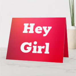 ピンクと赤のレインボースタイリング カード