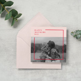 ピンクと赤の写真母の日の贈り物