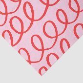 ピンクと赤の抽象芸術ティッシュペーパー 薄葉紙 (詳細)