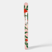 ピンクと赤の花のツタ いちご かわいい Case-Mate iPhoneケース (裏面 / 左)