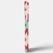 ピンクと赤の花柄 Case-Mate iPhoneケース (裏面 / 左)