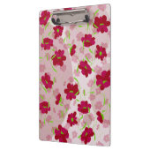 ピンクと赤の花 – フローラ クリップボード (左)