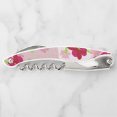 ピンクと赤の花 – フローラ ソムリエナイフ (裏面)