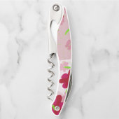 ピンクと赤の花 – フローラ ソムリエナイフ (正面)