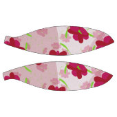 ピンクと赤の花 – フローラ バスケットボール (パネル)