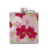 ピンクと赤の花 – フローラ フラスク (裏面)