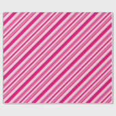 ピンクと赤面ピンクロマンチックエレガントバレンタイン ラッピングペーパー (フラット)