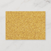 ピンクと金ゴールドいくつゲームを推測 エンクロージャーカード (裏面)