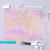 ピンクと金ゴールドかわいらし 薄葉紙 (クラフト)