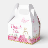 ピンクと金ゴールドが一度だけ時間にプリンセス特典ボックス フェイバーボックス (裏面サイド)