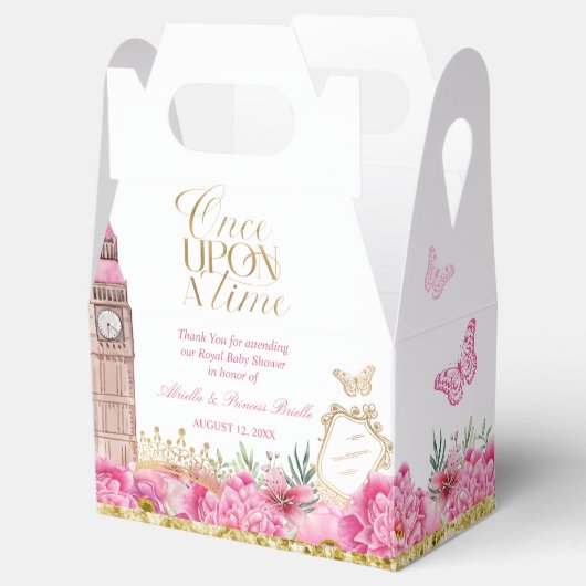 ピンクと金ゴールドが一度だけ時間にプリンセス特典ボックス フェイバーボックス (オープン)