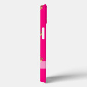 ピンクと金ゴールドのクラウンパターン Case-Mate iPhoneケース (裏面 / 右)