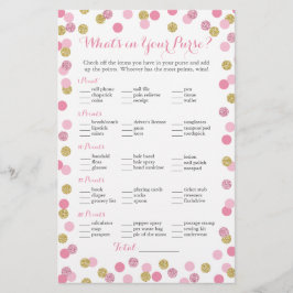 ピンクと金ゴールドのグリッターあなたの財布のゲームの何が