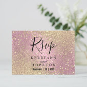 ピンクと金ゴールドのグリッター- RSVP (スタンド正面)