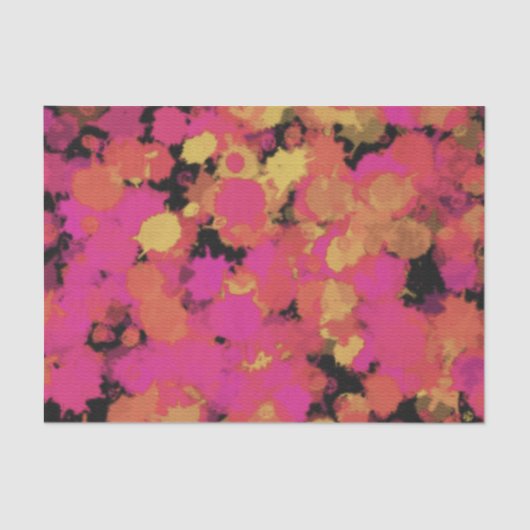 ピンクと金ゴールドのスパッタ 薄葉紙 (正面)