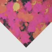 ピンクと金ゴールドのスパッタ 薄葉紙 (詳細)