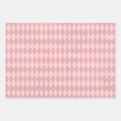 ピンクと金ゴールドのパリをテーマにした ラッピングペーパーシート (正面)